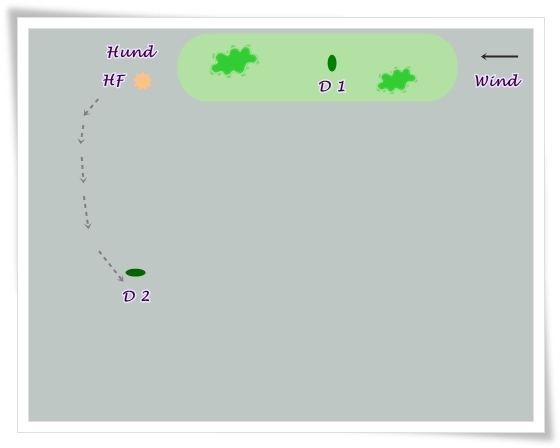 Suche mit Zwischenaufgabe - Markierung - 90°