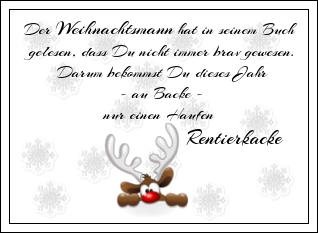 rentierkacke